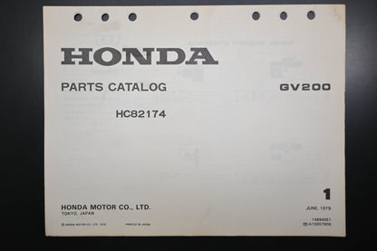 OEM Honda 148940E1 GV200 Engine Parts Catalog