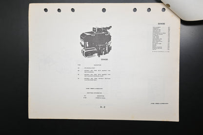 OEM Honda HC81160 GV400 Engine Parts Catalog