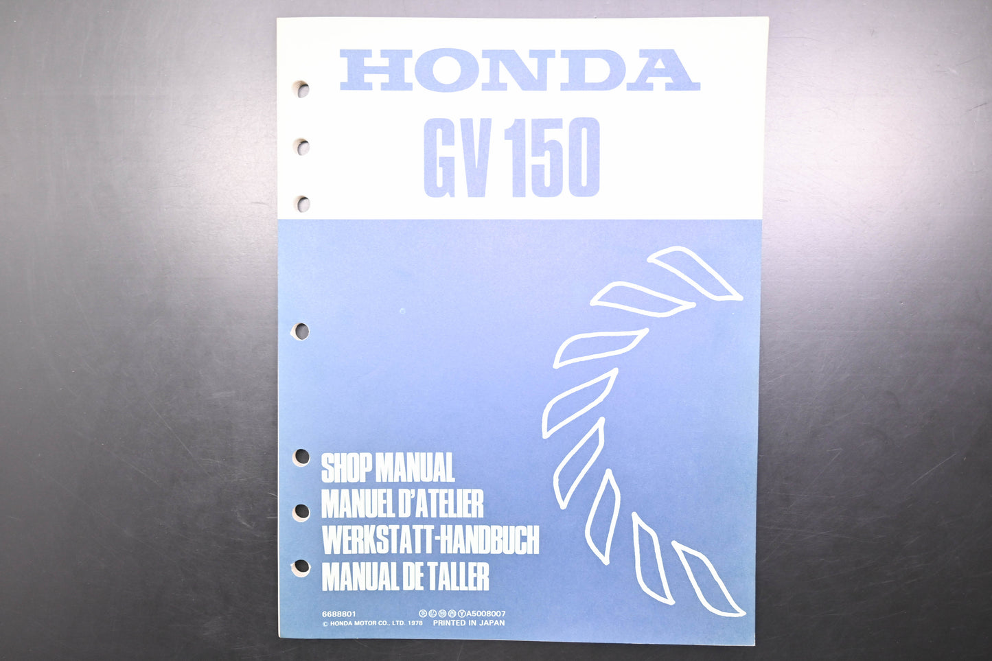 OEM Honda 6688801 GV150 Engine Shop Repair Manual