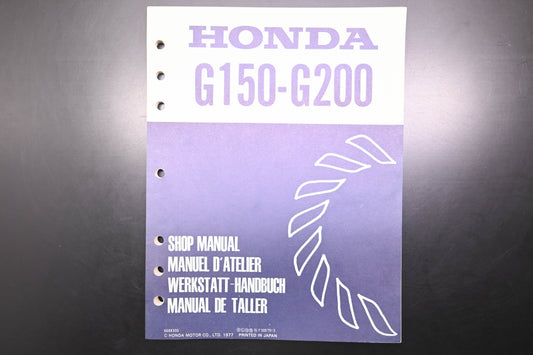 OEM Honda 6688300 G150 G200 Engine Shop Repair Manual