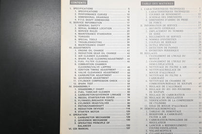 OEM Honda 6688900 G300 G400 Engine Shop Repair Manual