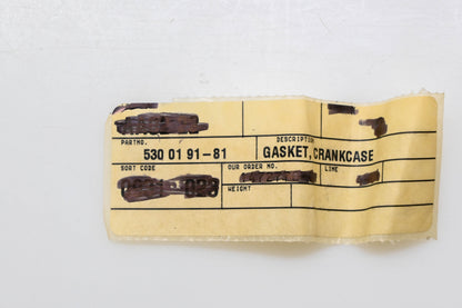 New OEM Husqvarna 530 01 91-81, 530019181 Crankcase Gasket NOS