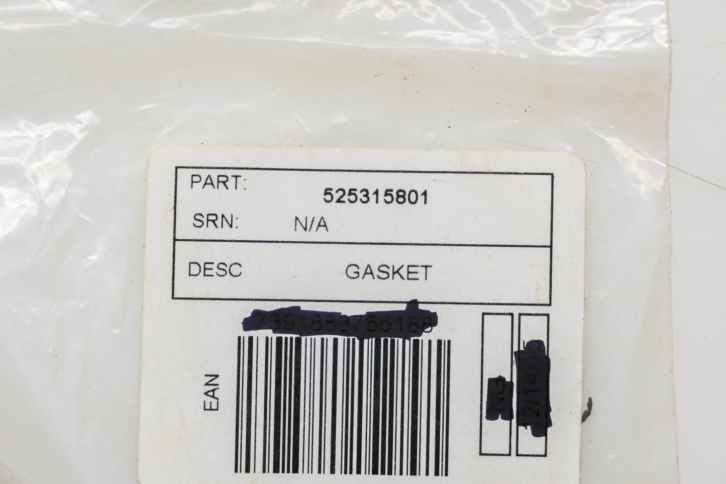 New OEM Husqvarna 525 31 58-01, 525315801 Cylinder Gasket NOS