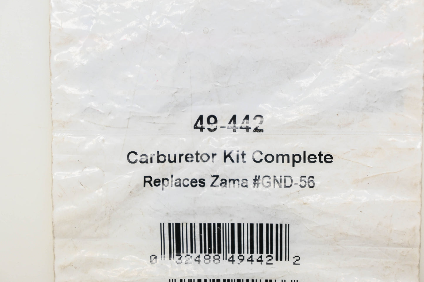 Oregon 49-442, GND-56 Carburetor Gasket Kit NOS