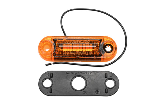 TecNiq 3504400, CS26-0G00 S26 Amber Clearance Light Kit NOS