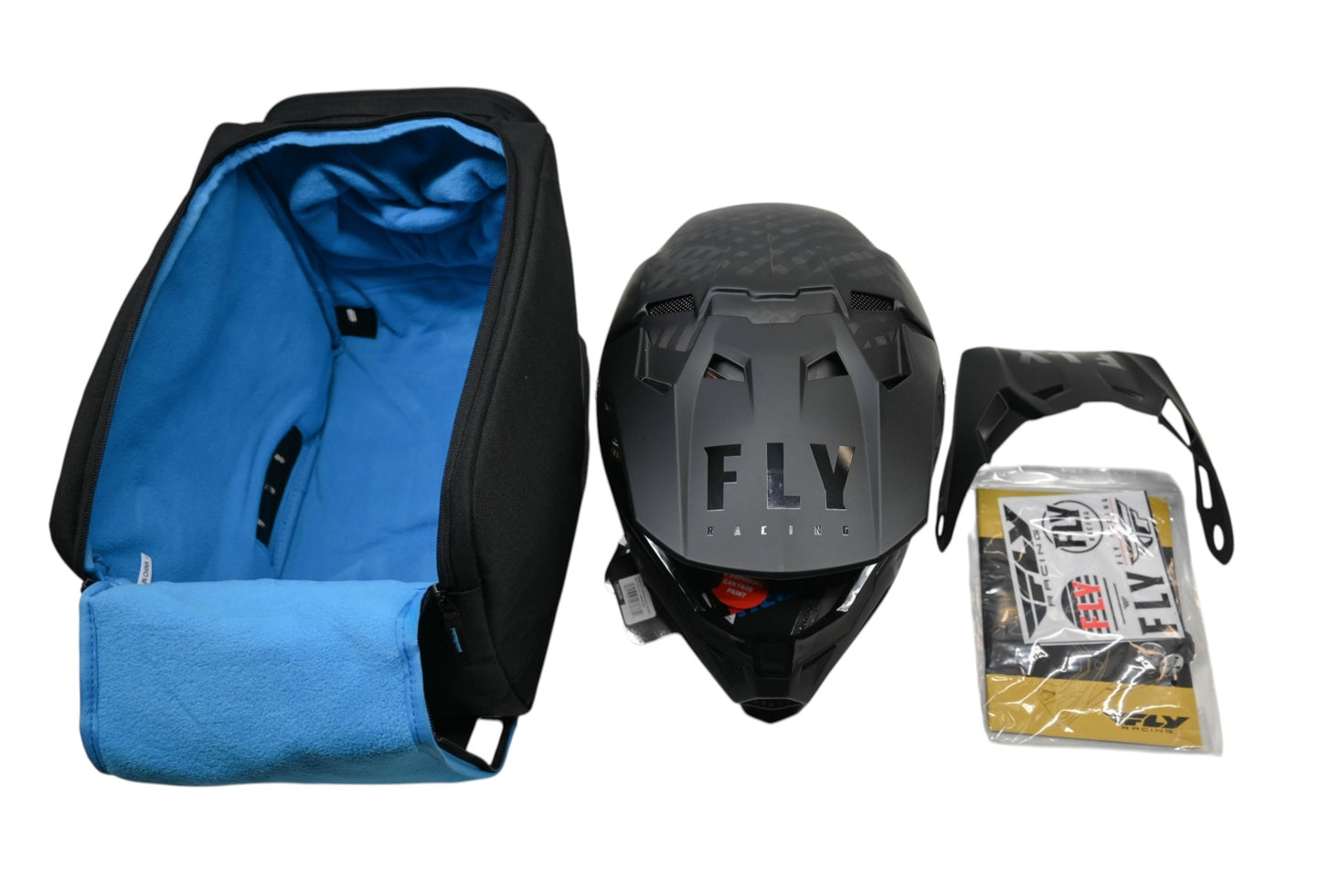 Fly Racing 73-4429S Small Matte Black Formula Carbon Helmet NOS