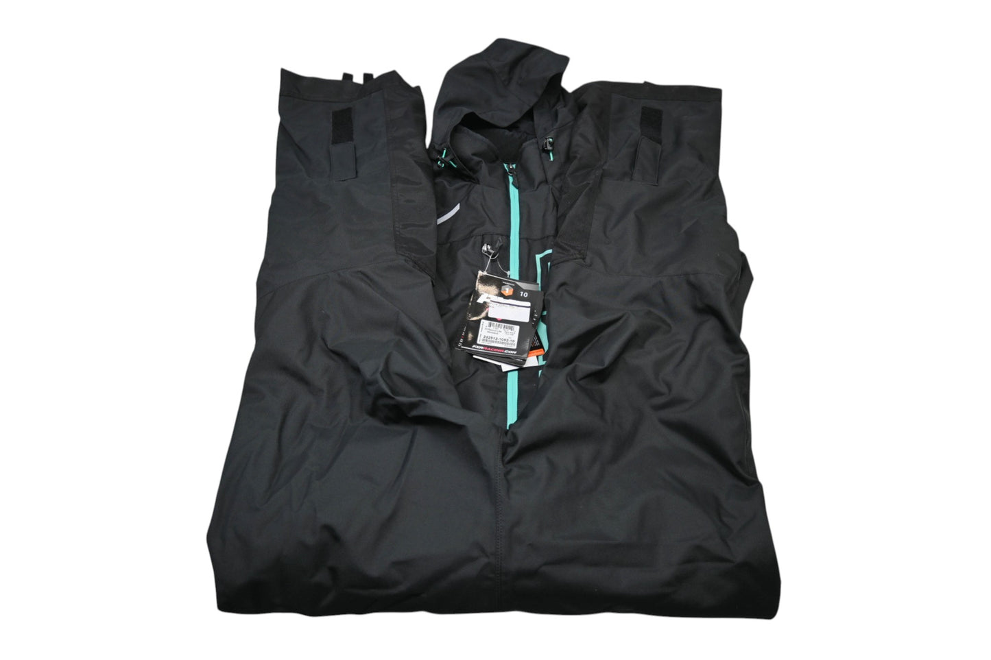 FXR 232912-1052-10 Size 10 Women's Black/Mint-E Pink Fade Recruit Lite Monosuit NOS