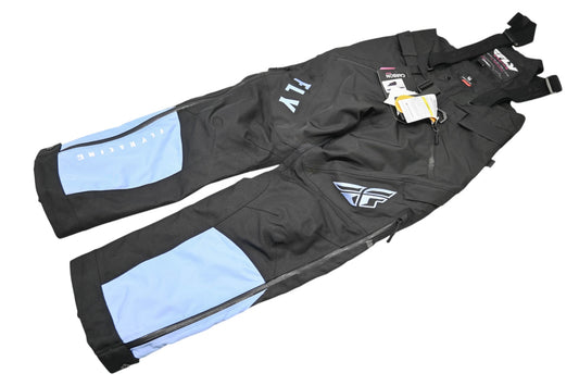 Fly Racing 470-4506XS Extra-Small Women's Black/Blue Carbon Bib NOS