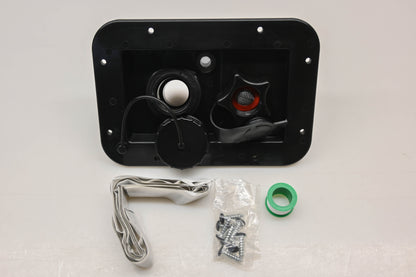 Valterra A01-2001BKVP Black Gravity/City Water Inlet Kit NOS