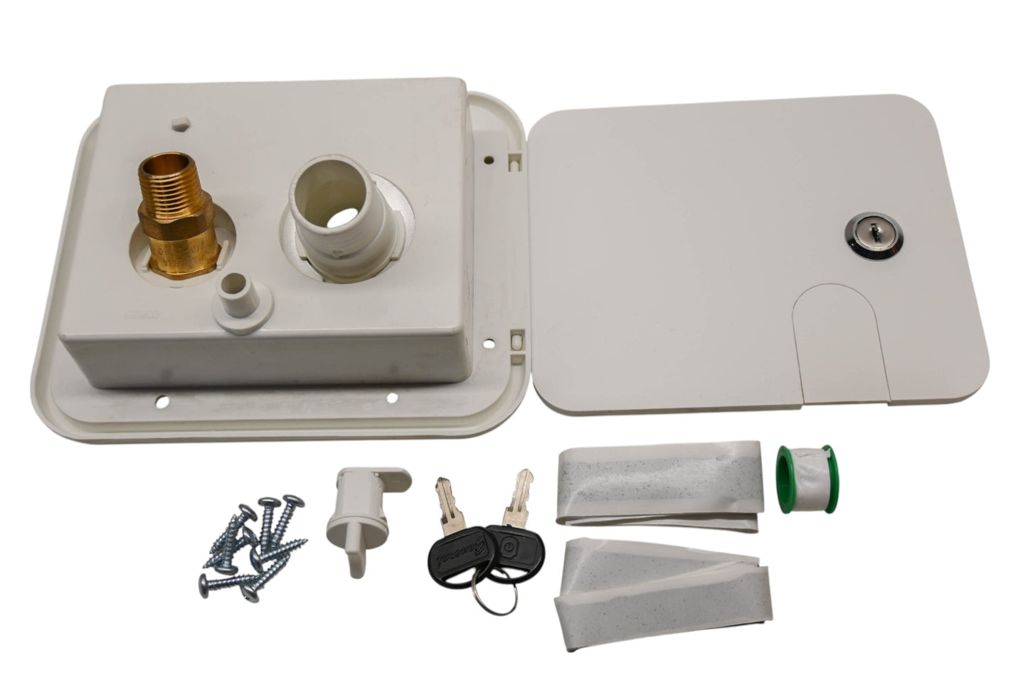 Valterra A01-2000VP White Gravity/City Water Inlet Hatch Kit NOS