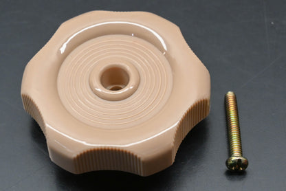 RV Designer H718 1/2" Beige Window Knob Kit NOS