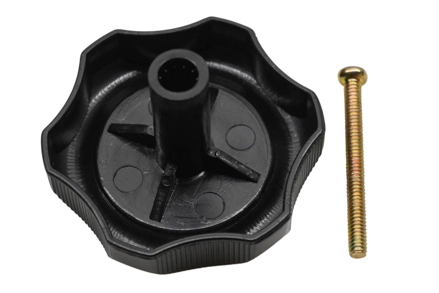 RV Designer H713 1" Black Window Knob Kit NOS