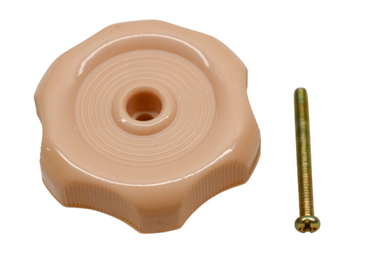 RV Designer H719 1" Beige Window Knob Kit NOS