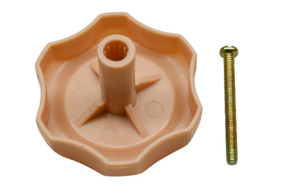 RV Designer H719 1" Beige Window Knob Kit NOS