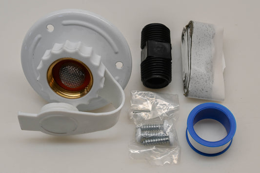 Valterra A01-0171LFVP 1/2" FPT Flush Mount Water Inlet Kit NOS