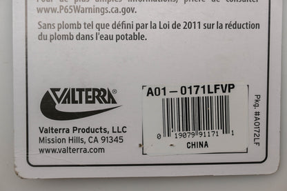 Valterra A01-0171LFVP 1/2" FPT Flush Mount Water Inlet Kit NOS