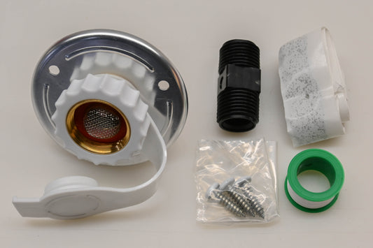 Valterra A01-0172LFVP 1/2" FPT Flush Mount Water Inlet Kit NOS