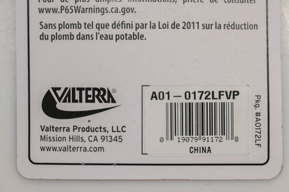 Valterra A01-0172LFVP 1/2" FPT Flush Mount Water Inlet Kit NOS