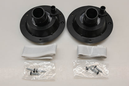 Valterra A01-2003BKVP 1/2" Black MPT Gravity Water Inlets Qty 2 NOS