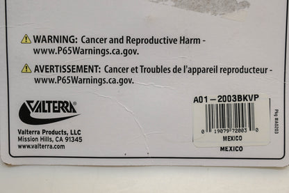 Valterra A01-2003BKVP 1/2" Black MPT Gravity Water Inlets Qty 2 NOS