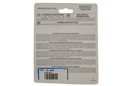 EBC FA367X, 15-367X High Performance Brake Pads NOS