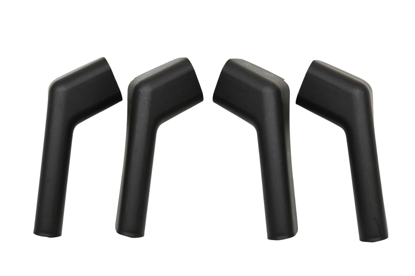 JR Products 655-BK-A Black Rigid Rain Gutter Spouts Qty 4 NOS