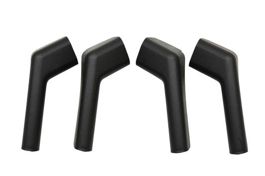 JR Products 655-BK-A Black Rigid Rain Gutter Spouts Qty 4 NOS