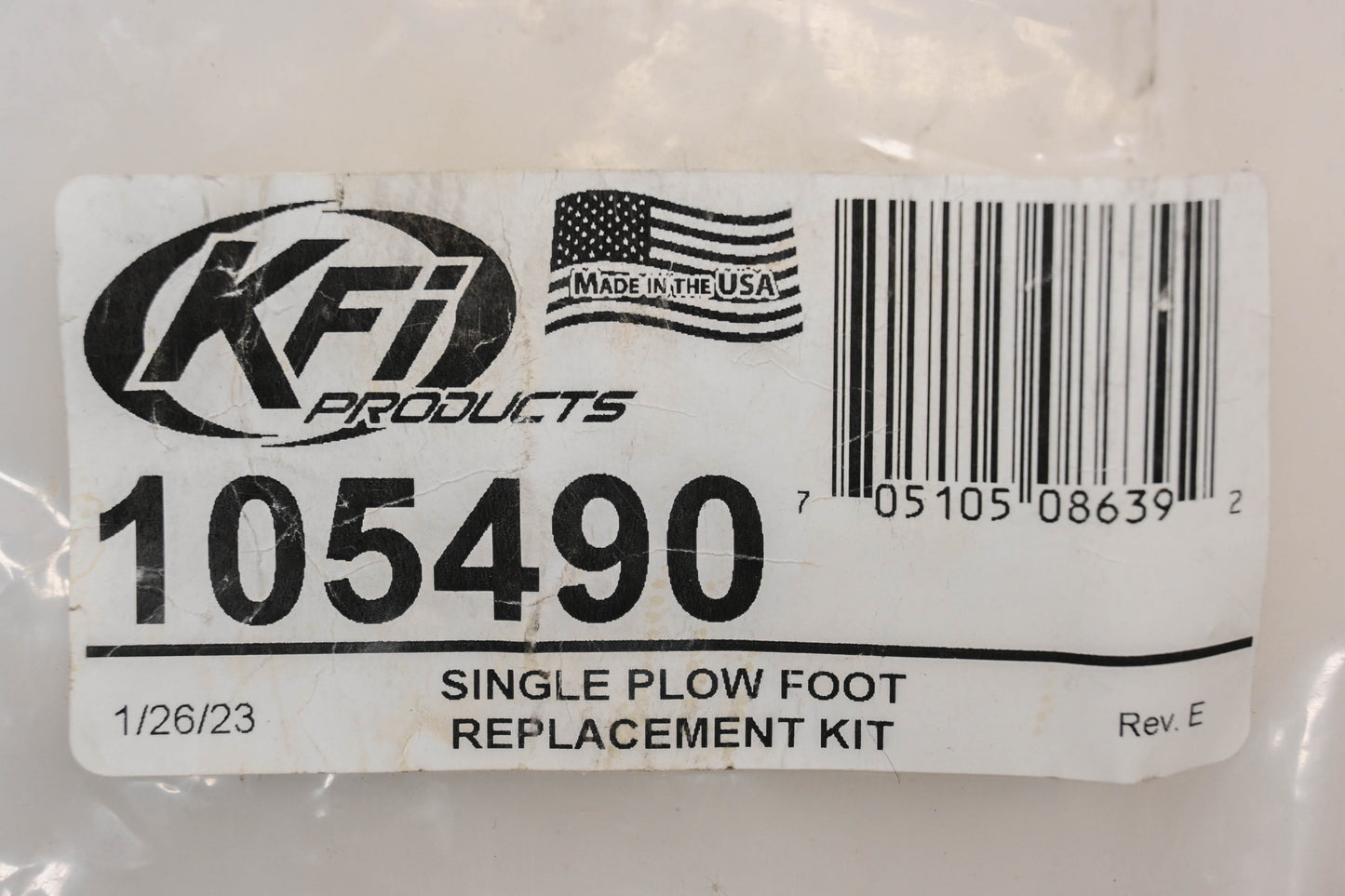 KFI 105490 Plow Skid Kit NOS