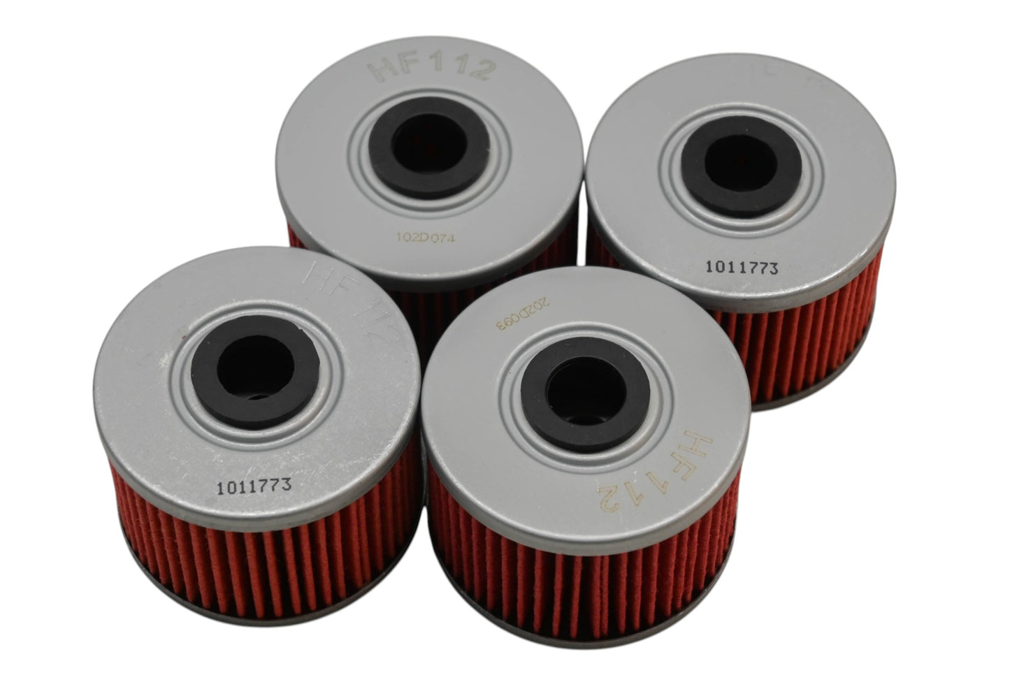 HiFlo Filtro HF112, 15410-KFO-010/20, 52010-1053 Oil Filters Qty 4 NOS