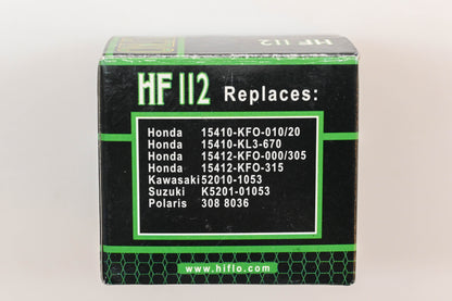 HiFlo Filtro HF112, 15410-KFO-010/20, 52010-1053 Oil Filters Qty 4 NOS