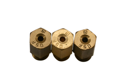 Aftermarket 134-8350 #350 Small Hex Main Jets Qty 3