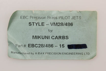 EBC EBC28/486-15 #15 Pilot Jets Qty 2 NOS