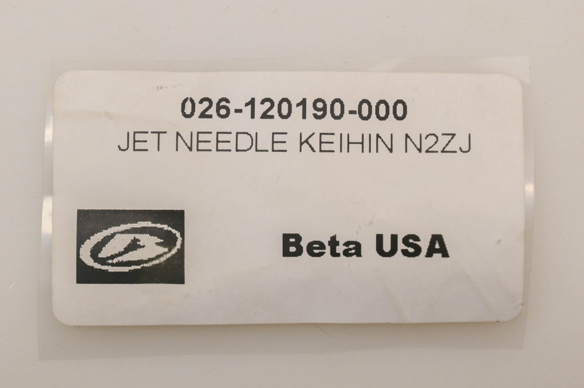 Beta 026-120190-000, 026.12.019.00.00, N2ZJ Jet Needle NOS