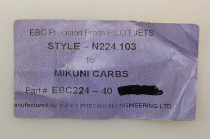 EBC EBC224-40 #40 Pilot Jets Qty 2 NOS
