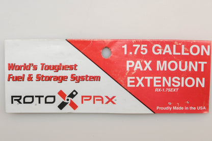 RotoPax RX-1.75EXT 1.75 Gallon Pax Mount Extension NOS