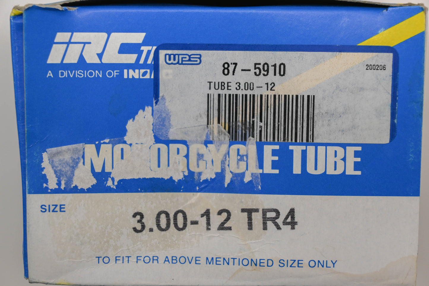 IRC 87-5910, T20013 3.00-12 TR4 Tube NOS
