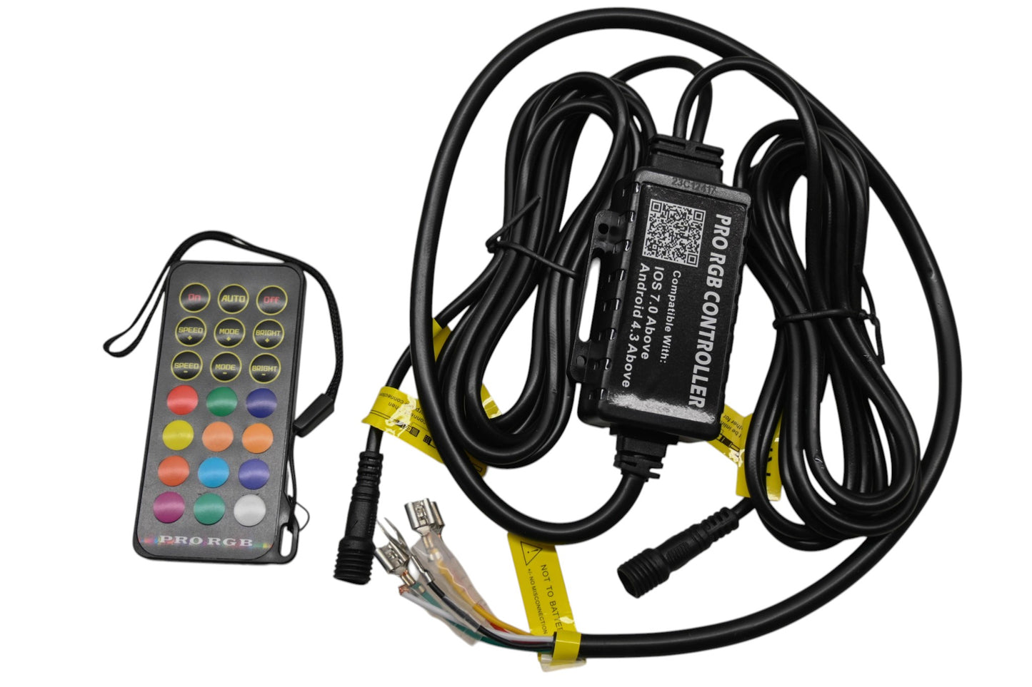 Code4LED C4-RGBWH-DC 12VDC Pro RGB Whip Light Controller Kit NOS