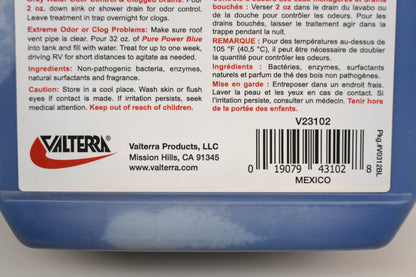 Valterra V23102 32oz Pure Power Waste Digester & Oder Eliminator NOS