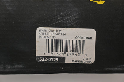 Open Trail 532-0125 2" x 4/156 Wheel Spacers NOS