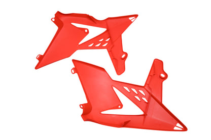 Polisport 8418500001 Red Radiator Shroud Kit NOS