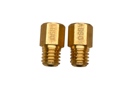 EBC HJ90-4, AB90 #90 Small Hex Head Main Jets Qty 2 NOS