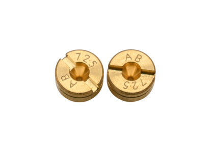 EBC SJ72.5-4, AB72.5 #72.5 Large Round Main Jets Qty 2 NOS