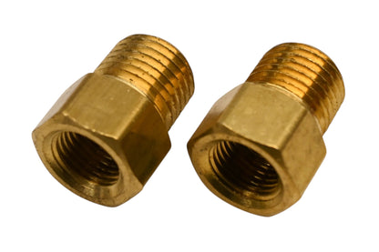 JR Products 07-30045 1/4" Inverted Flare To MPT Connector Check Valve Qty 2 NOS