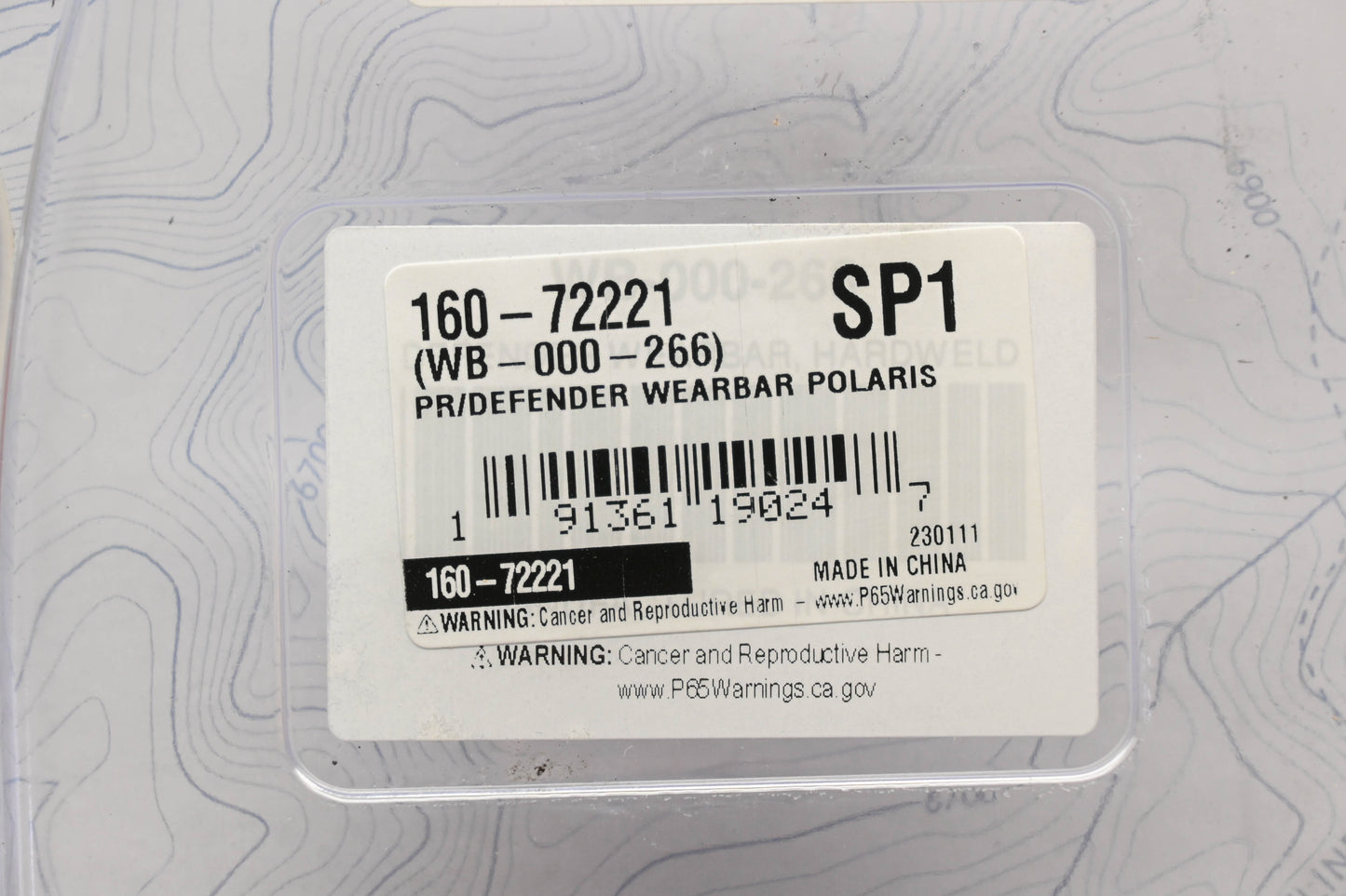 SP1 160-72221, WB-000-266 Wear Bar Kit NOS