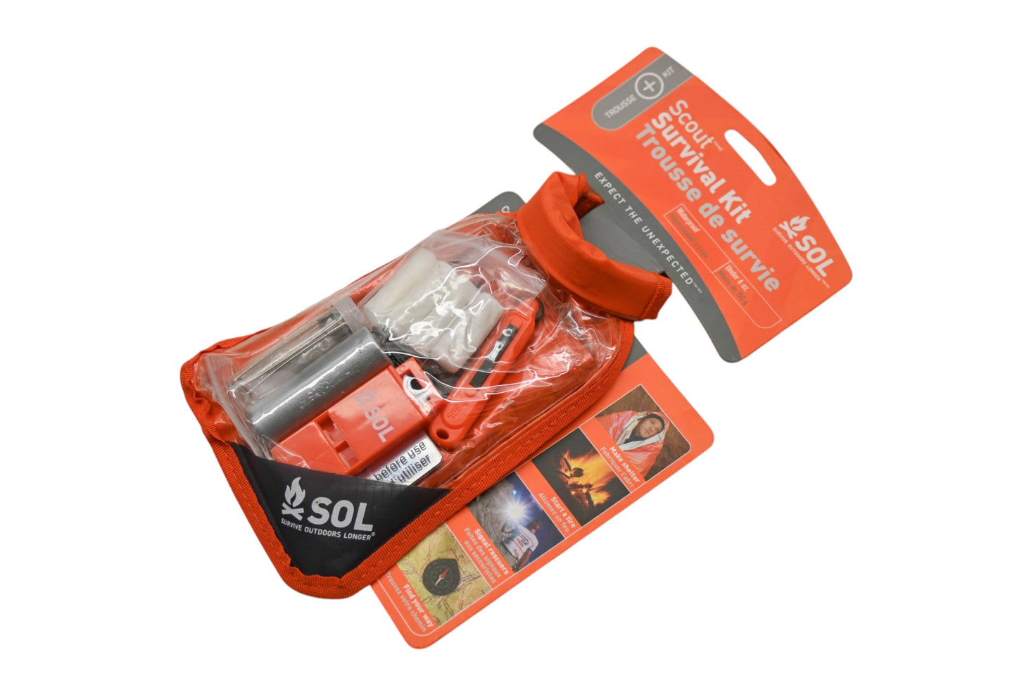 SOL 0140-1727, 4140-1727-1 Scout Survival Kit NOS