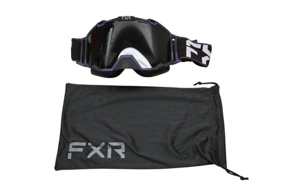 FXR 243109-8400-00 Grape Snowmobile Maverick Goggle Kit NOS