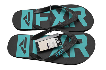 FXR 191901-1052-38 Size 38 Black/Mint Evo Flip Flops NOS