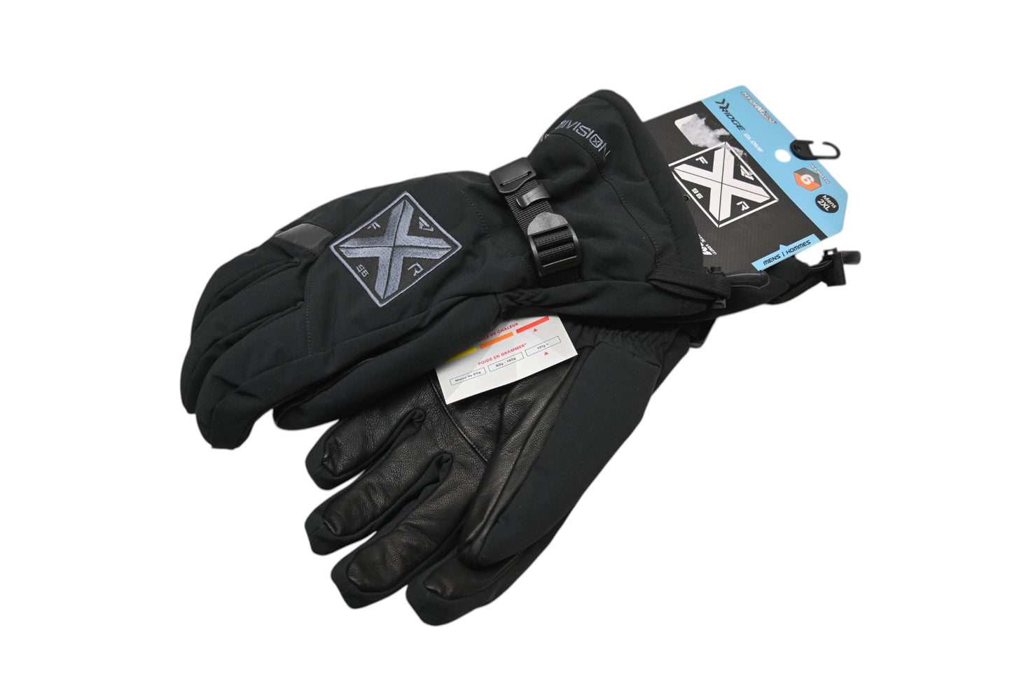 FXR 230800-1010-19 Mens 2XL Black Ops Ridge Gloves NOS