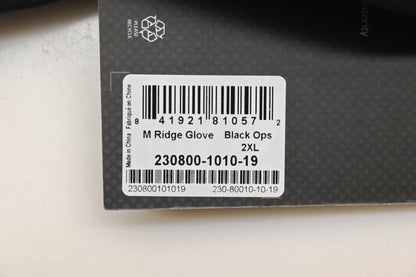 FXR 230800-1010-19 Mens 2XL Black Ops Ridge Gloves NOS