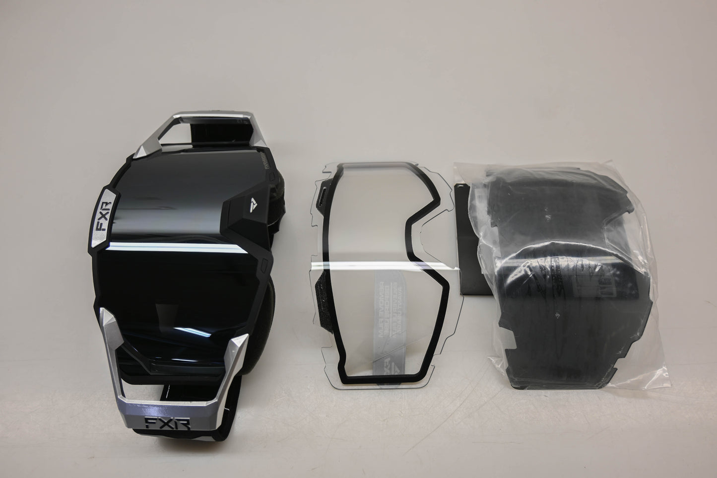 FXR 223102-0900-00 Chrome Pilot LE Goggle Kit NOS